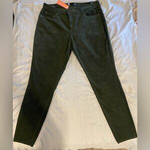 Women's Kut From The Kloth green corduroy skinny Jeans